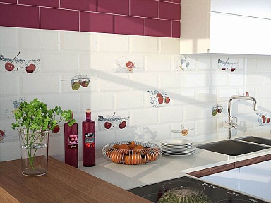 Плитка Monopole Marfil Brillo Bisel 10x20