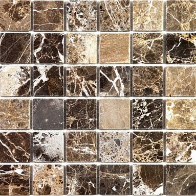 Natural 7M022-48T (Emperador Dark) мозаика Мрамор 48х48 305х305