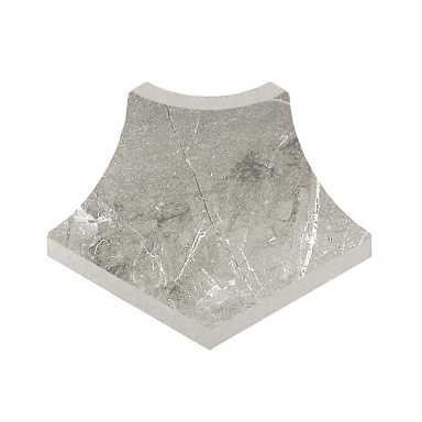 Kerastep Плинтус радиальный внешний угол Marble 431 Arian R9 42х33х50