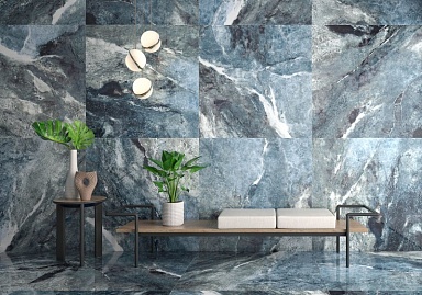 Керамогранит Geotiles Amazona Blue Leviglass 120x120