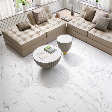Керамогранит Dako Bonomi MR Белый 600x600x9