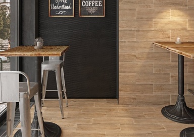 Керамогранит Cersanit 16736 Industrialwood бежевый рельеф 18,5x59,8