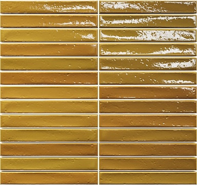 Мозаика Amadis Fine Tiles Short Stick Mustard Crackle 29,2x29,5