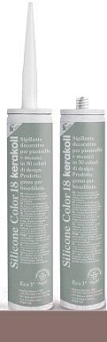 Смеси и затирки Kerakoll Silicone Color Fugabella Color герметик 37 310мл