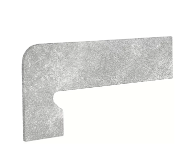 Плинтус Exagres ZANQUIN FIORENTINO PETRA GRIS IZDA. левый 395x175x7,5