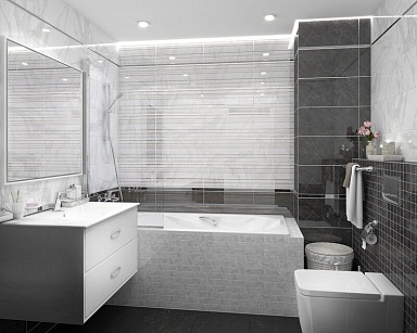 Laparet MM34038 Декор Olimpus мозаичный чёрный 25х25