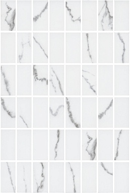 Kerama Marazzi MM8380 Декор Мираколи мозаичный белый глянцевый 20x30x0,69