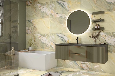 Керамогранит Realistik Onyx Emerald Grande Vitro 60х120