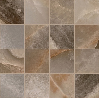 Мозаика Rex Ceramiche 770287 Reves De Rex Choco Mosaico Glossy 6mm 7.5x7.5 30x30