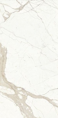 Керамогранит Ariostea UM6L157536 Bianco Calacatta Lucidato Shiny 150x75