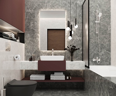 Керамогранит Laparet Orlando Gris серый Полированный 60x120