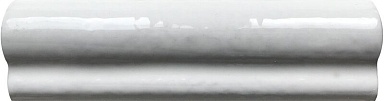 Бордюр El Barco Moldura Patine Blanco Brillo 4x15
