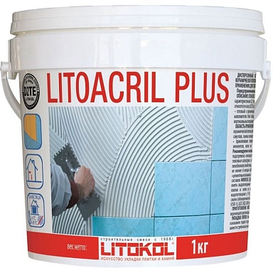 Клей LITOKOL Клей на основе смол LITOACRIL PLUS 1 кг