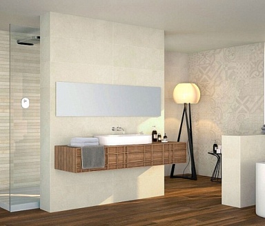 Декор Porcelanite Dos 9515 RECT. DECOR BLANCO 30x90