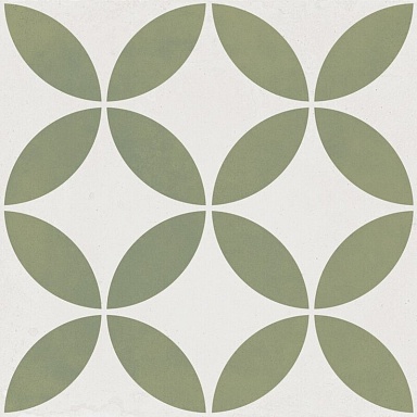 Керамогранит Harmony 37798 Mayari Green Petals Lt/22,3 22,3x22,3