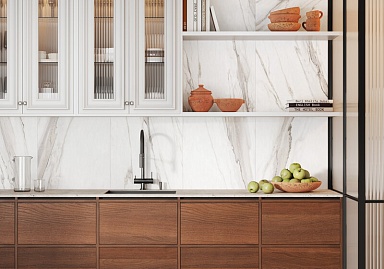 Керамогранит Delacora 6060CMN01 Calacatta Monsoon Sugar 600x600x9.5