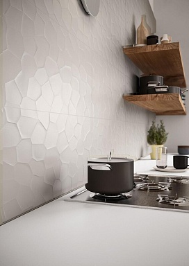 Декор Marazzi Italy MNGC Color Code Bianco Struttura Move 3D satinato 30x60