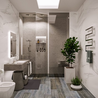 Керамогранит Absolut Gres AB 1096M Carrara Classic matt 600x600