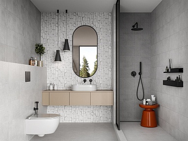 Плитка Gracia Ceramica 010100001575 Форм серый верх 01 25x40
