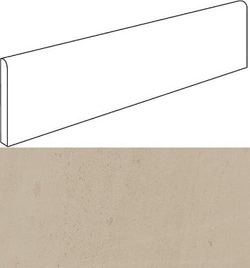Плинтус Атлас Конкорд Россия 610130002163 Wise Sand Battiscopa 7.2x60