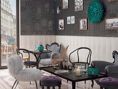 Плитка Kerama Marazzi 7191 Кантри Шик белый панель 20x50