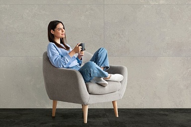 Керамогранит La Platera Millstone Black 60x60