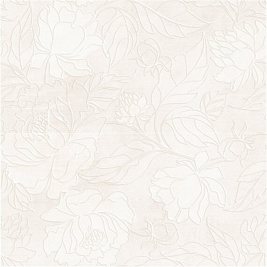 Панно LB-Ceramics 1604-0034 Панно Дюна песочный цветы 40х40