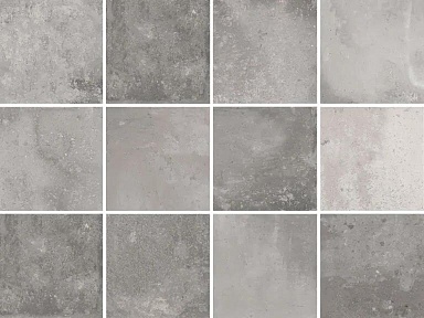 Керамогранит Kerama Marazzi KM1010G0011N Спартель серый матовый 29,8х39,8 из 12 частей 9,8x9,8x0,7