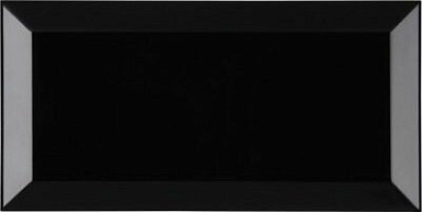 Плитка Dar Ceramics Biselado Negro Brillo 7,5х15