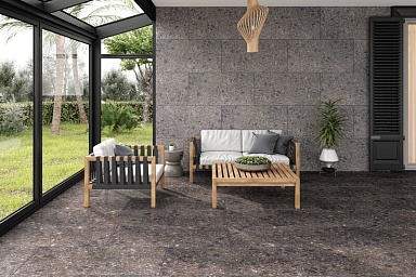 Керамогранит Seranit Volcano Grey Relief 60x120