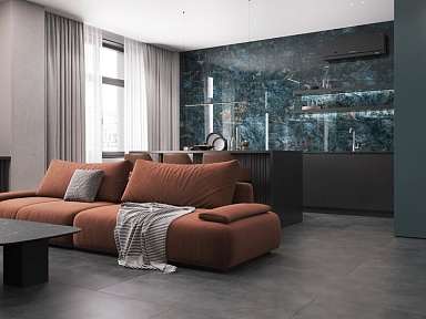 Керамогранит Cersanit 17434 Stilo серый ректификат 60x120