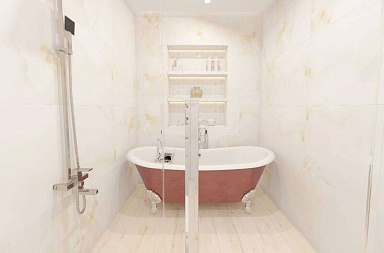 Керамогранит Absolut Gres AB1049G Marbo Crema gloss 600x600