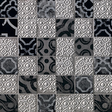 Декор FAP Ceramiche fK63 Creta Maiolica Grey Mosaico 30,5*30,5