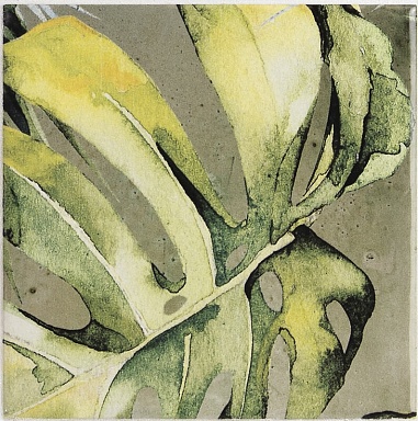 Декор CARMEN A040967 Areca Olive Green Mix 12.4x12.4