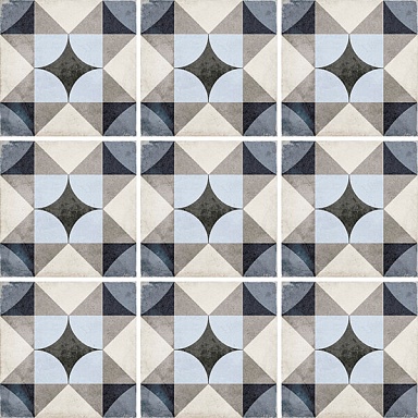 Декор Equipe 24410 Art Nouveau Palais Blue 20x20