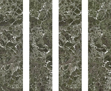Керамогранит StaroSlabs Peacock Verde Texture 800х3200х12