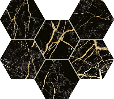 Декор Italon 620110000069 Charme Extra Laurent Mosaico Hexagon 25x29