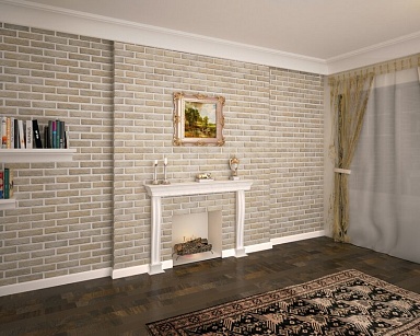Керамогранит Monopole Pietra White 7,5х28