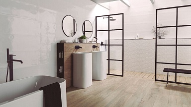 Декор Porcelanosa P34708961 Deco Studio White 31.6x90