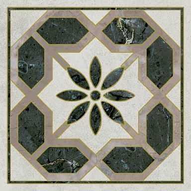 Декоративная вставка Kerama Marazzi OS/A312/SG606220RL Серенада 3 лаппатированный обрезной 7,2x7,2