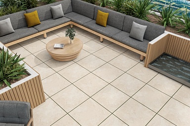 Керамогранит Ennface ENSTN5003SR116060 Quartzite Beige Structured R11 600x600x20