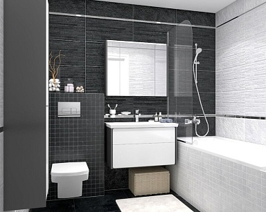 Laparet Мозаика Hard белый 30х30