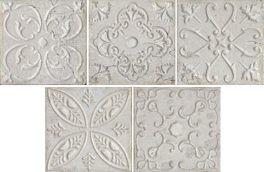 Плитка Aparici Aged White Ornato Mix 20х20