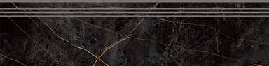 Idalgo Stage Granite Sandra Black / Ступень Гранит Сандра Черно-оливковый LR насечки 1200х300