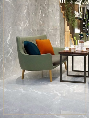 Керамогранит Novin Ceram Yazd Tile Co N9406T46 Valdez Light Gray Nano Polish Rect 60х120