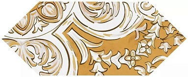 Kerama Marazzi HGD/B514/35000 Декор Алмаш 3 желтый глянцевый 14х34