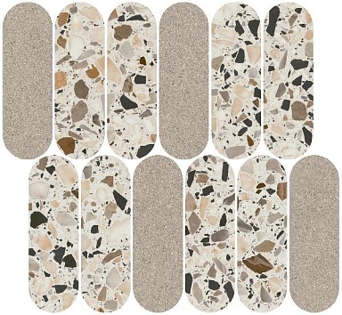 Декор Kerama Marazzi ID140 Бричиола 2 наборный 30х32