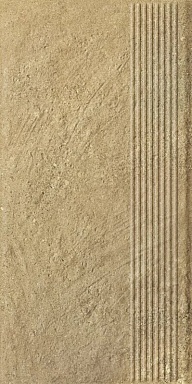 Ступень Paradyz Eremite Beige Stopnica Prosta Struktura Mat 30x60