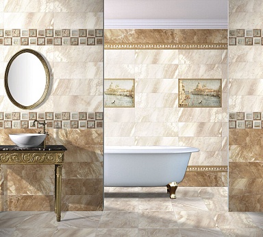 Плитка Absolut Keramika LEGEND MARRON 45*45