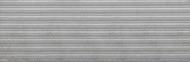 Плитка Eurotile 461 Лофт Сильвер рельеф полоски 32,5x100